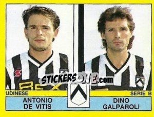 Sticker Antonio De Vitis / Dino Galparoli - Calciatori 1988-1989 n. 540 - Panini