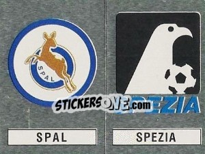 Sticker Scudetto Spal / Spezia - Calciatori 1988-1989 n. 547 - Panini
