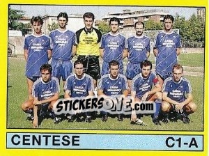 Figurina Squadra Centese - Calciatori 1988-1989 - Panini
