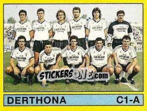 Figurina Squadra Derthona - Calciatori 1988-1989 - Panini