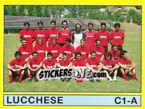 Sticker Squadra Lucchese - Calciatori 1988-1989 n. 553 - Panini