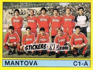 Figurina Squadra Mantova - Calciatori 1988-1989 - Panini
