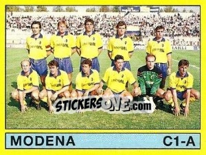 Figurina Squadra Modena - Calciatori 1988-1989 - Panini