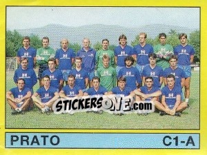 Figurina Squadra Prato - Calciatori 1988-1989 - Panini
