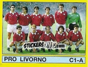 Figurina Squadra Pro Livorno