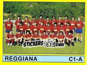 Figurina Squadra Reggiana - Calciatori 1988-1989 - Panini