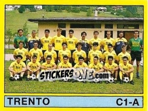 Figurina Squadra Trento - Calciatori 1988-1989 - Panini