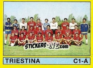 Sticker Squadra Triestina
