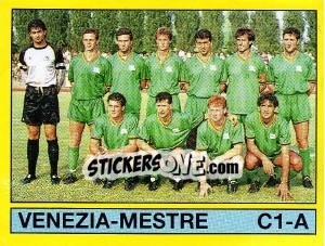 Figurina Squadra Venezia-Mestre - Calciatori 1988-1989 - Panini