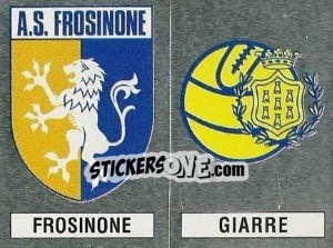 Sticker Scudetto Frosinone / Giarre - Calciatori 1988-1989 n. 572 - Panini