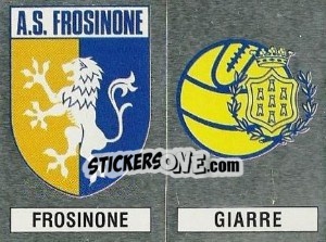 Figurina Scudetto Frosinone / Giarre - Calciatori 1988-1989 - Panini