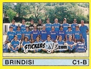 Figurina Squadra Brindisi - Calciatori 1988-1989 - Panini