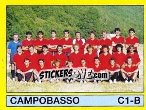 Sticker Squadra Campobasso - Calciatori 1988-1989 - Panini