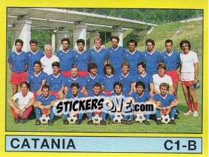 Figurina Squadra Catania - Calciatori 1988-1989 - Panini