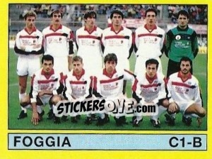 Sticker Squadra Foggia - Calciatori 1988-1989 - Panini