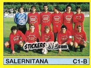 Figurina Squadra Salernitana - Calciatori 1988-1989 - Panini