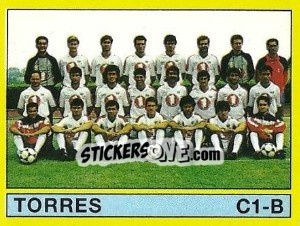 Figurina Squadra Torres - Calciatori 1988-1989 - Panini