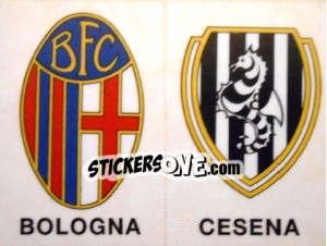 Figurina Bologna/cesena - Calciatori 1988-1989 - Panini