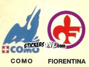 Sticker Como/fiorentina