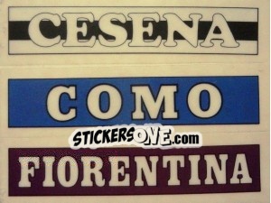 Sticker Cesena/como/fiorentina - Calciatori 1988-1989 n. PN2 - Panini