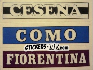 Figurina Cesena/como/fiorentina