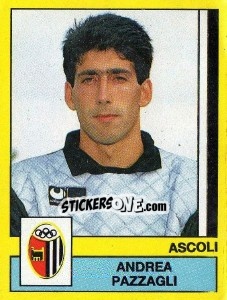 Figurina Andrea Pazzagli - Calciatori 1988-1989 - Panini