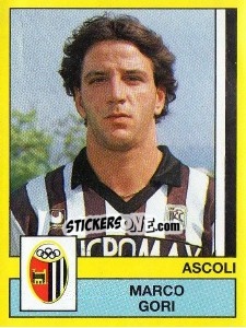 Figurina Marco Gori - Calciatori 1988-1989 n. 5 - Panini