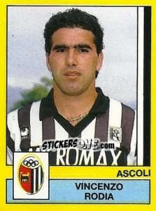 Sticker Vincenzo Rodia - Calciatori 1988-1989 - Panini