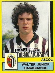 Sticker Walter Junior Casagrande - Calciatori 1988-1989 - Panini