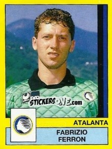 Sticker Fabrizio Ferron - Calciatori 1988-1989 n. 22 - Panini