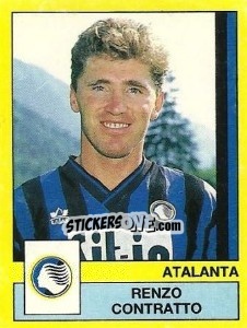 Figurina Renzo Contratto - Calciatori 1988-1989 - Panini