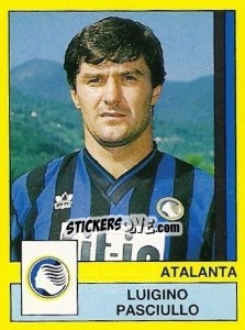 Sticker Luigino Pasciullo - Calciatori 1988-1989 n. 25 - Panini