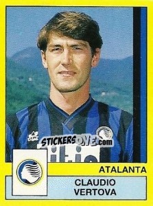 Sticker Claudio Vertova - Calciatori 1988-1989 - Panini