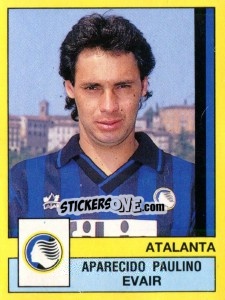 Figurina Aparecido Paulino Evair - Calciatori 1988-1989 - Panini