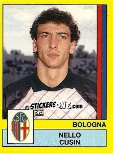 Sticker Nello Cusin - Calciatori 1988-1989 n. 42 - Panini