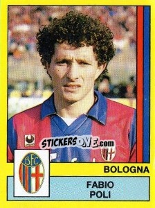 Sticker Fabio Poli - Calciatori 1988-1989 n. 49 - Panini