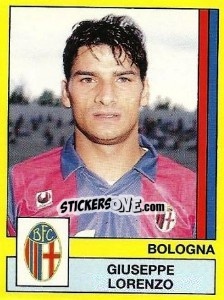 Sticker Giuseppe Lorenzo - Calciatori 1988-1989 n. 51 - Panini