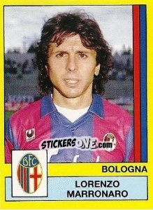 Cromo Lorenzo Marronaro - Calciatori 1988-1989 - Panini