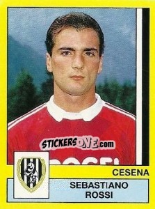 Sticker Sebastiano Rossi - Calciatori 1988-1989 n. 62 - Panini