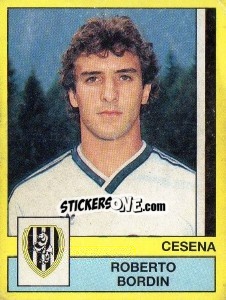 Cromo Roberto Bordin - Calciatori 1988-1989 - Panini