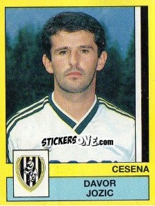 Sticker Davor Jozic - Calciatori 1988-1989 - Panini