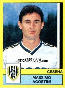 Sticker Massimo Agostini - Calciatori 1988-1989 - Panini