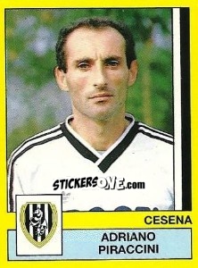 Sticker Adriano Piraccini - Calciatori 1988-1989 n. 71 - Panini