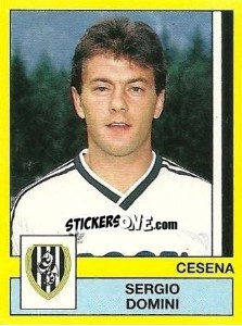 Sticker Sergio Domini - Calciatori 1988-1989 - Panini