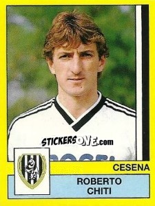Sticker Roberto Chiti - Calciatori 1988-1989 n. 77 - Panini