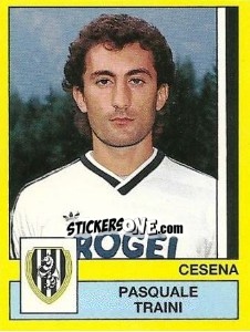 Sticker Pasquale Traini - Calciatori 1988-1989 n. 80 - Panini