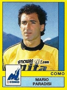 Sticker Mario Paradisi - Calciatori 1988-1989 n. 82 - Panini