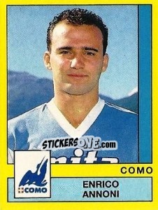 Sticker Enrico Annoni - Calciatori 1988-1989 n. 83 - Panini