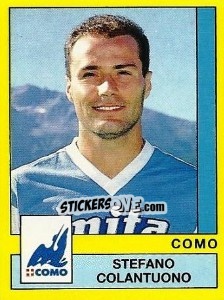 Figurina Stefano Colantuono - Calciatori 1988-1989 - Panini