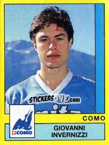Sticker Giovanni Invernizzi - Calciatori 1988-1989 - Panini